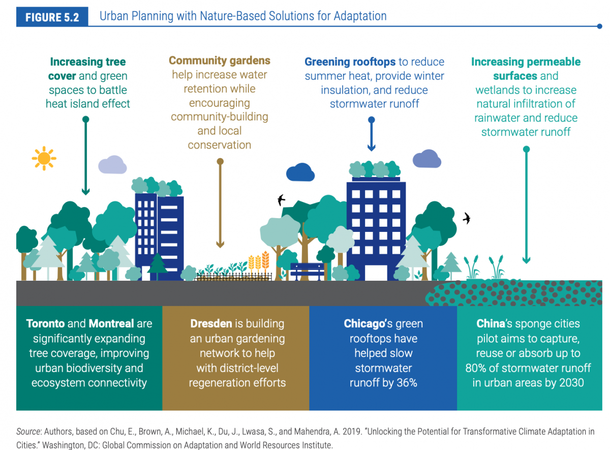 How cities integrate nature-based solutions for adaptation in urban planning