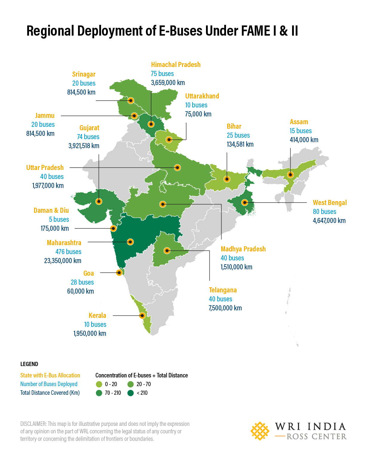 Author generated map, WRI India, 2021