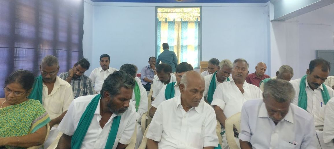 Meeting with farmer federation members, Tamil Nadu