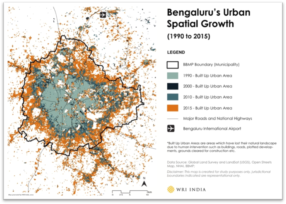 Bengaluru's Urban Spatial Growth