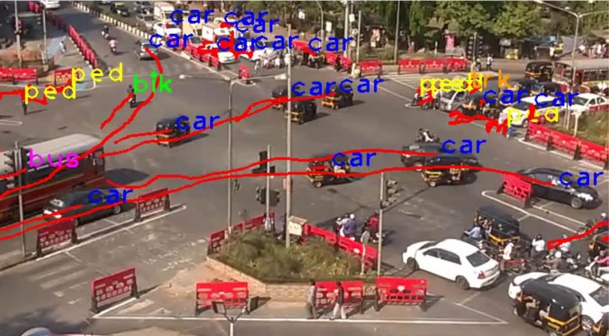 Conflict Points as observed at the HP Junction in Mumbai. Saurabh Jain/ WRI India