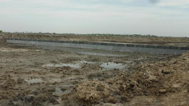 Adaptation to coastal salinity: Construction of weir and water beds, Cuddalore, Tamil Nadu